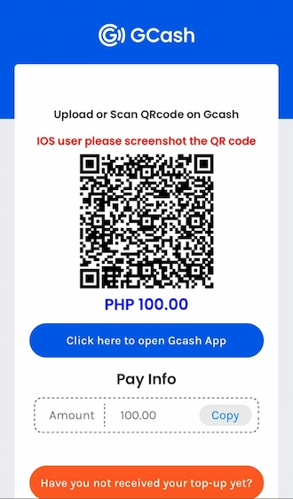 Step 5: open the GCash app to make money transfers via QR code